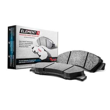 R/M Brakes BRAKE PADS OEM OE Replacement Hybrid Technology EHT1694